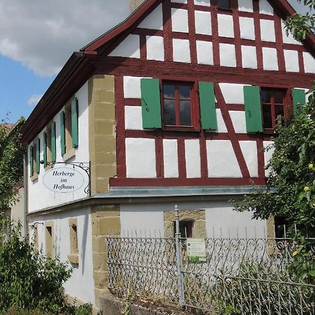 Pilger- Und Radlerherberge Herberge Im Hofhaus Colmberg Exterior foto