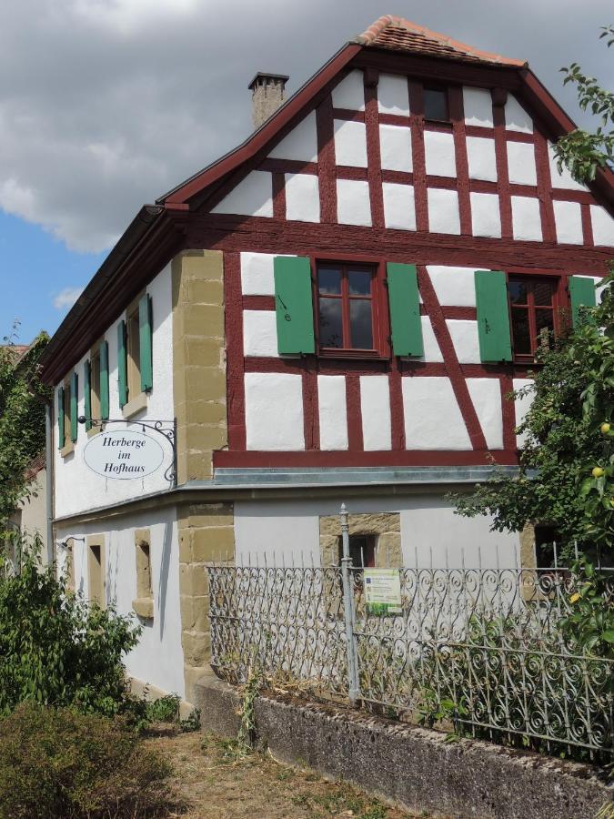Pilger- Und Radlerherberge Herberge Im Hofhaus Colmberg Exterior foto